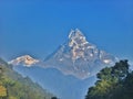 Machhapuchhre is a mountain situated in the north-central Nepal, 6,993ÃÂ melevation.